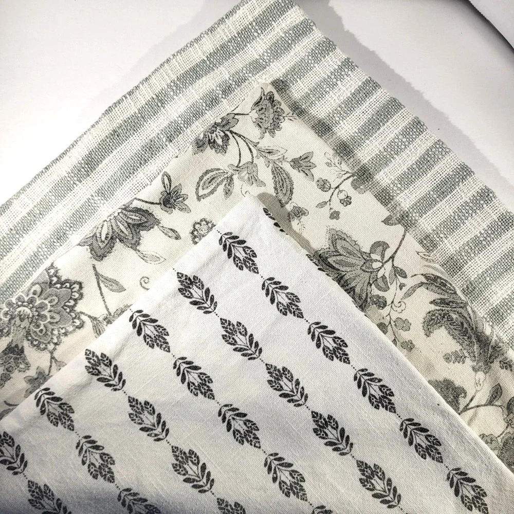 Lot of 3 iEnjoy Home Woven Zip Pillow Covers 20